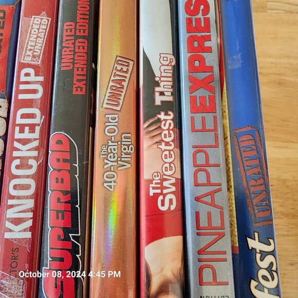 DVD Bundle NOT RATED Movies Beerfest SuperBad Riddick 40 Yr Old Virgin and More - Picture 3 of 3